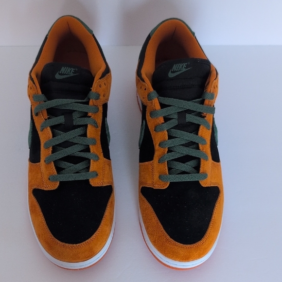 Nike Dunk Low Orange Sneakers - Picture 3 of 16